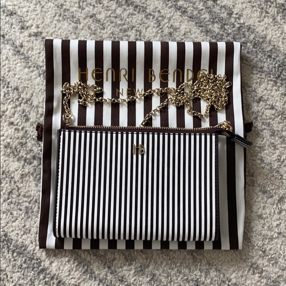 Henri Bendel Miss Bendel Pouch wallet on a chain